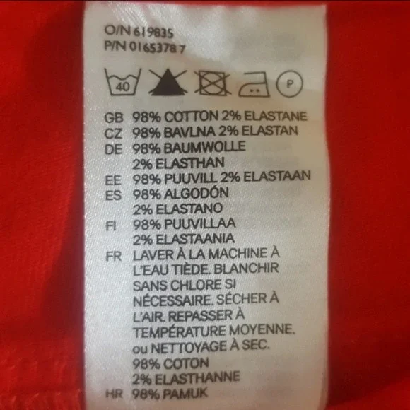 H&M Red Jean Shorts - Picture 6 of 8